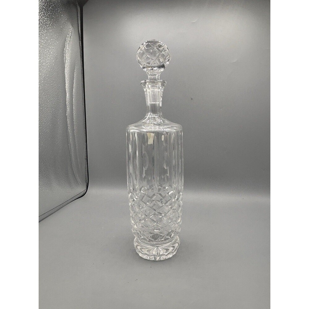 Vintage Lead Cut Crystal Whiskey Decanter W/ Stopper - Picture 3 of 4